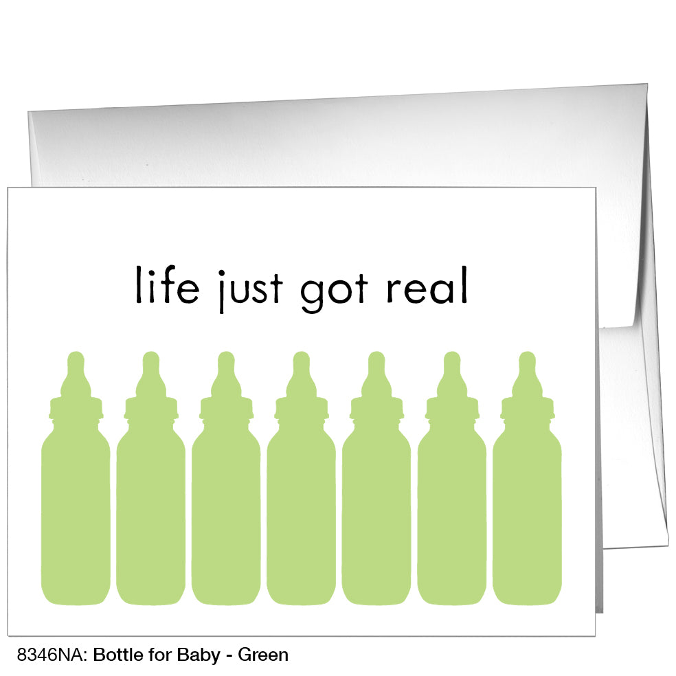 Bottle For Baby, Greeting Card (8346NA)