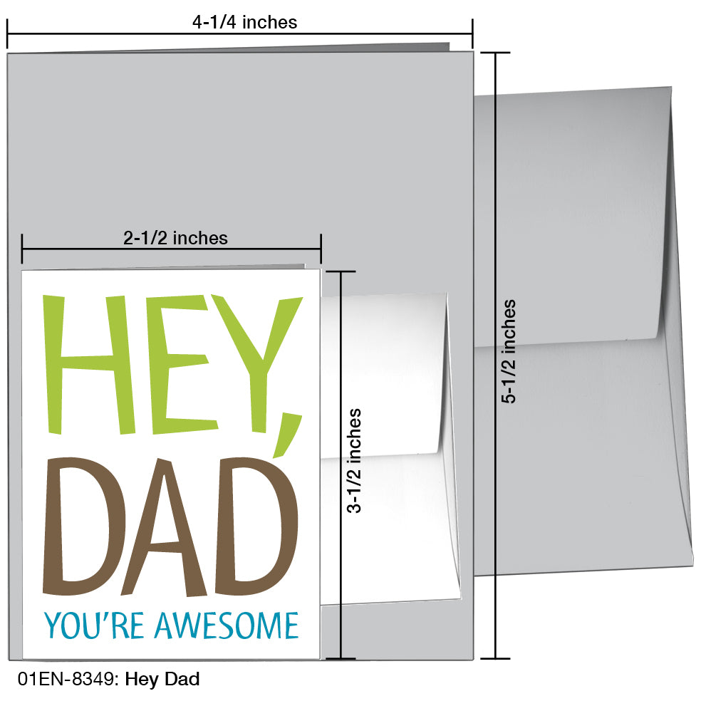 Hey Dad, Greeting Card (8349)