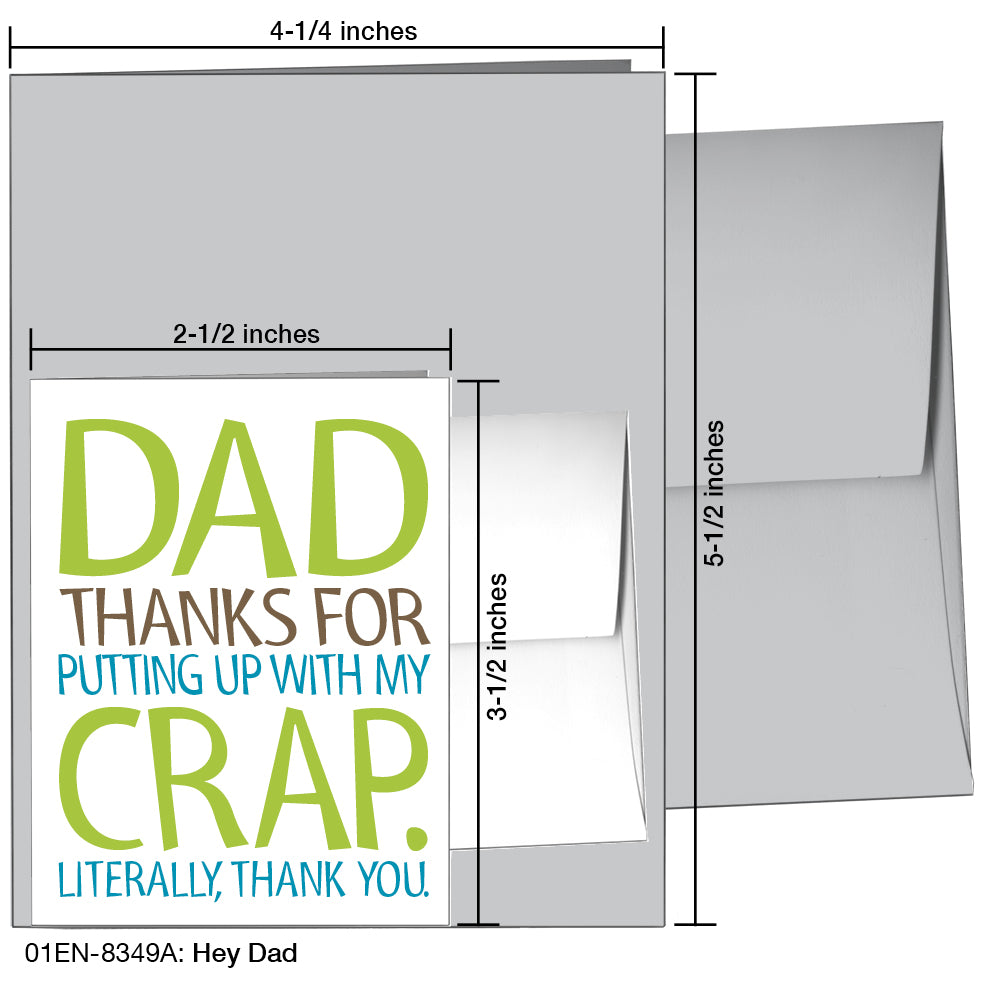 Hey Dad, Greeting Card (8349A)