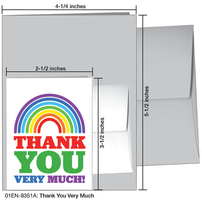 Thank You Very Much, Greeting Card (8351A)