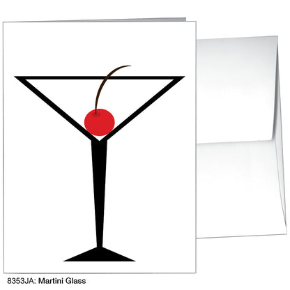 Martini Glass, Greeting Card (8353JA)