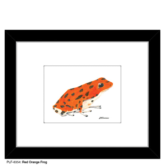 Red Orange Frog, Print (#8354)