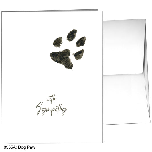 Dog Paw, Greeting Card (8355A)