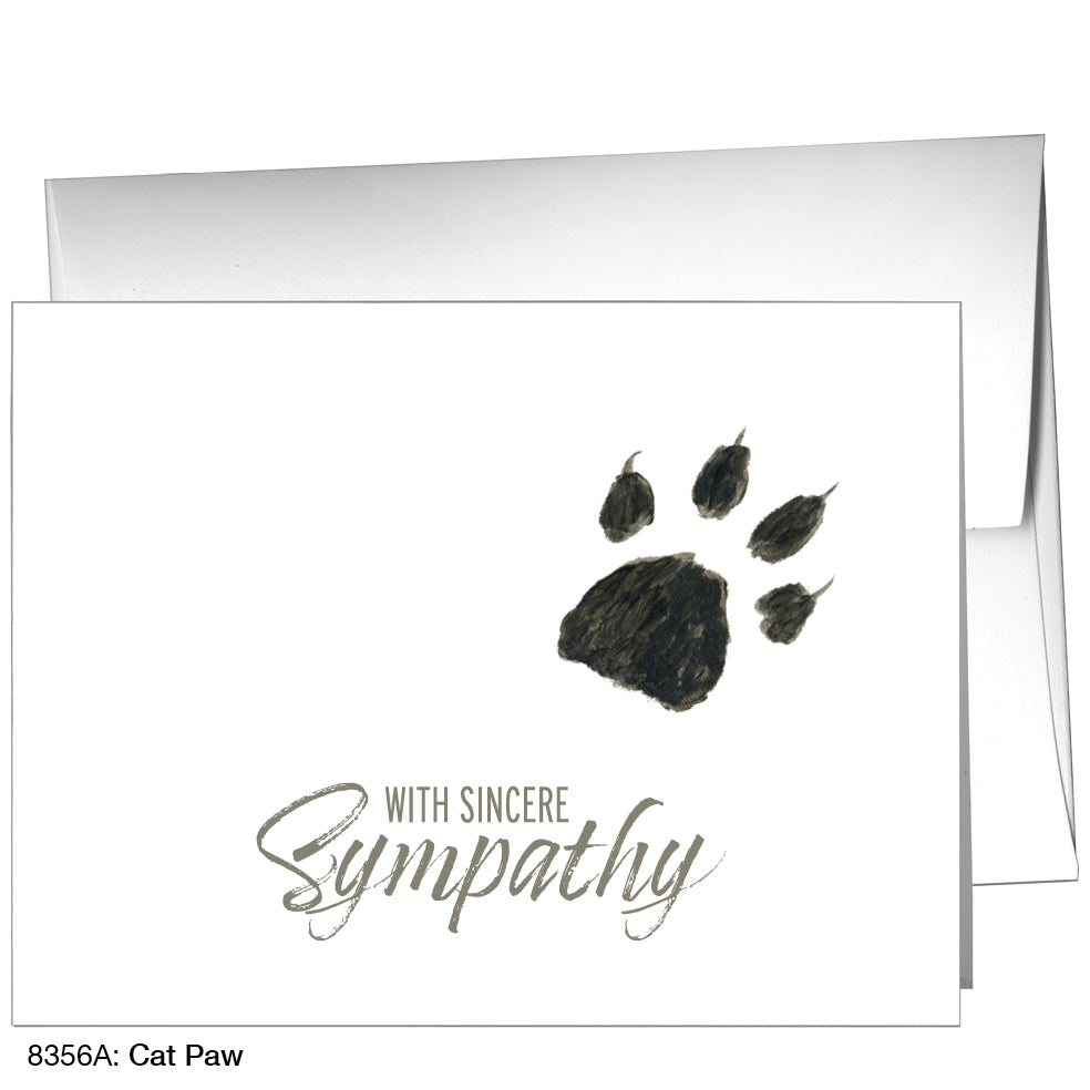Cat Paw, Greeting Card (8356A)