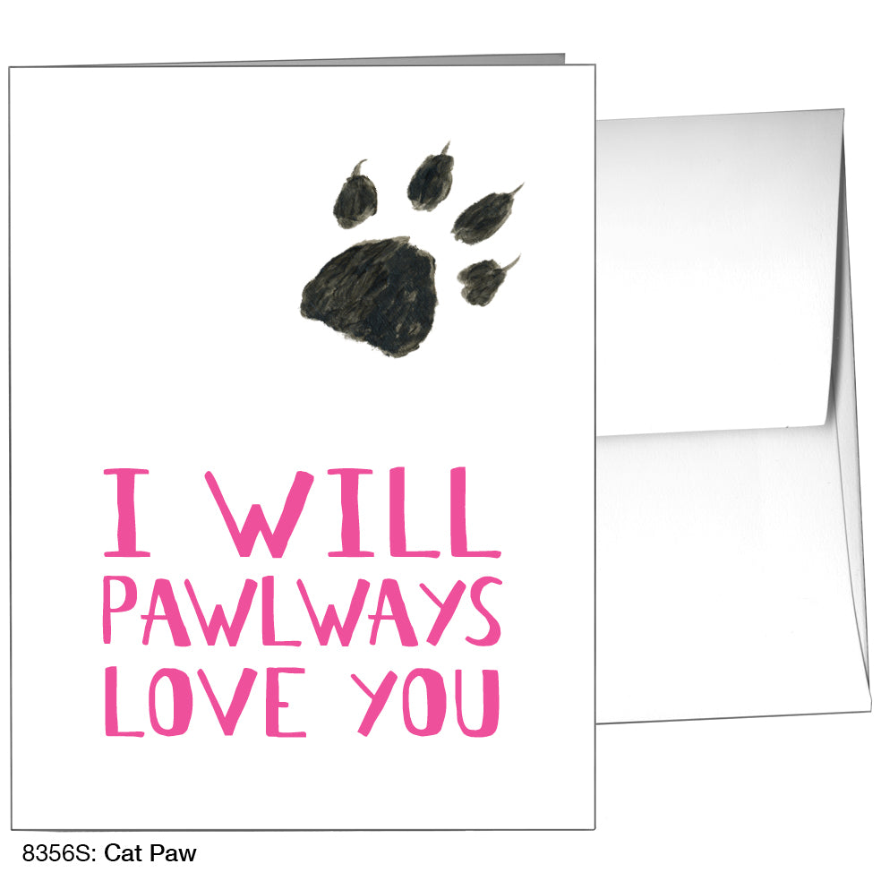 Cat Paw, Greeting Card (8356S)