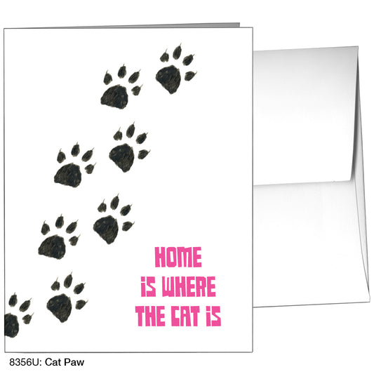 Cat Paw, Greeting Card (8356U)