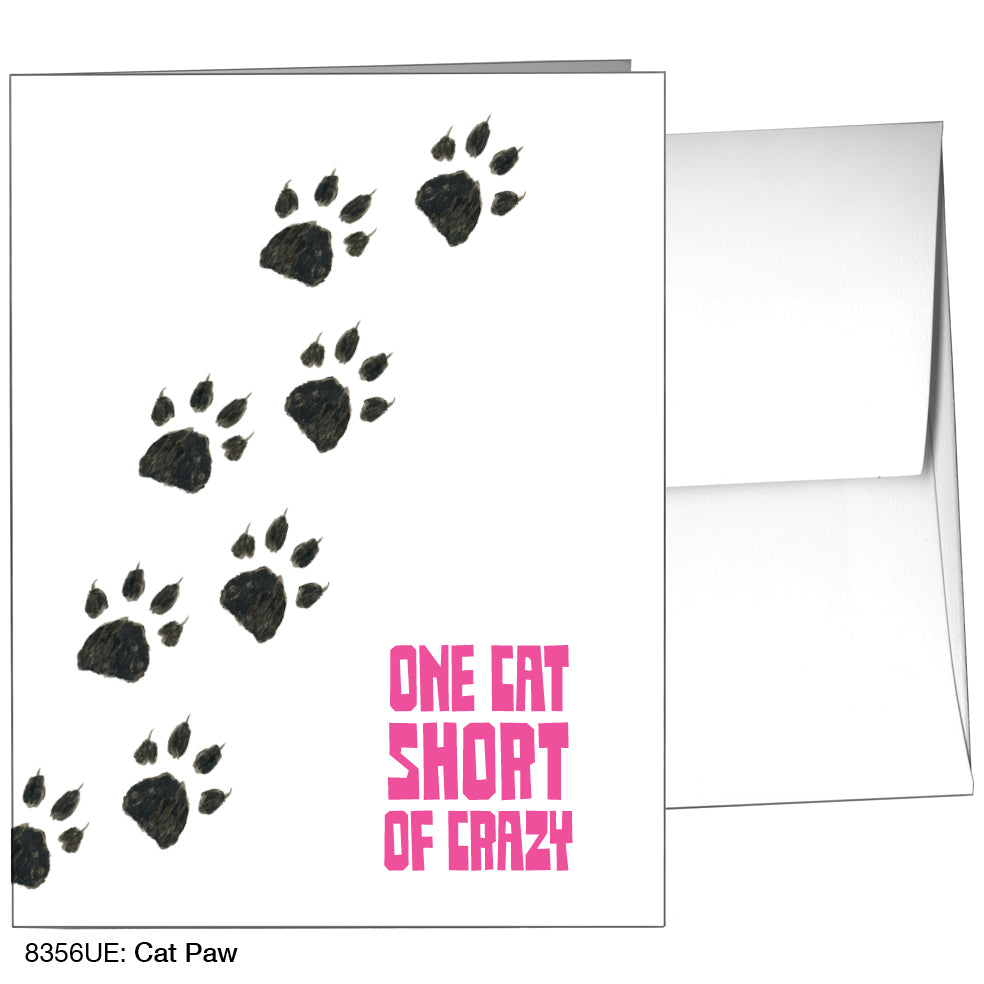 Cat Paw, Greeting Card (8356UE)