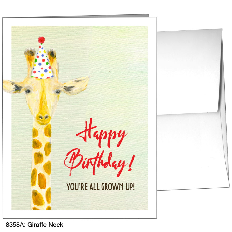 Giraffe Neck, Greeting Card (8358A)