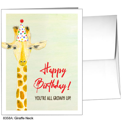 Giraffe Neck, Greeting Card (8358A)