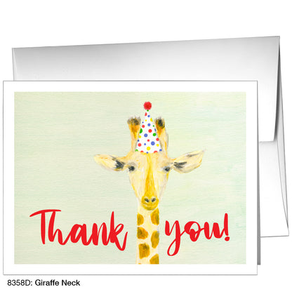 Giraffe Neck, Greeting Card (8358D)