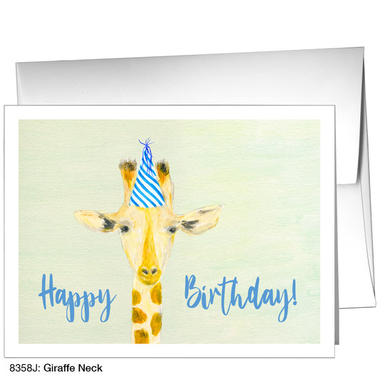 Giraffe Neck, Greeting Card (8358J)