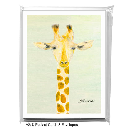 Giraffe Neck, Greeting Card (8358M)