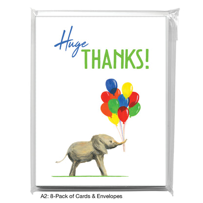 Mother & Baby Elephant, Greeting Card (8359EG)