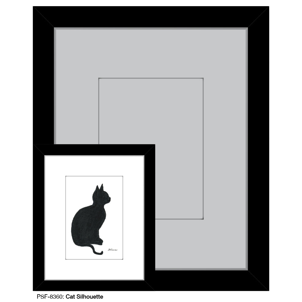 Cat Silhouette, Print (#8360)