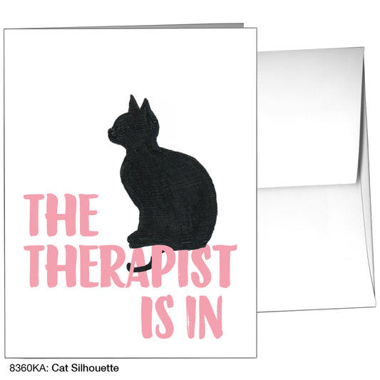 Cat Silhouette, Greeting Card (8360KA)