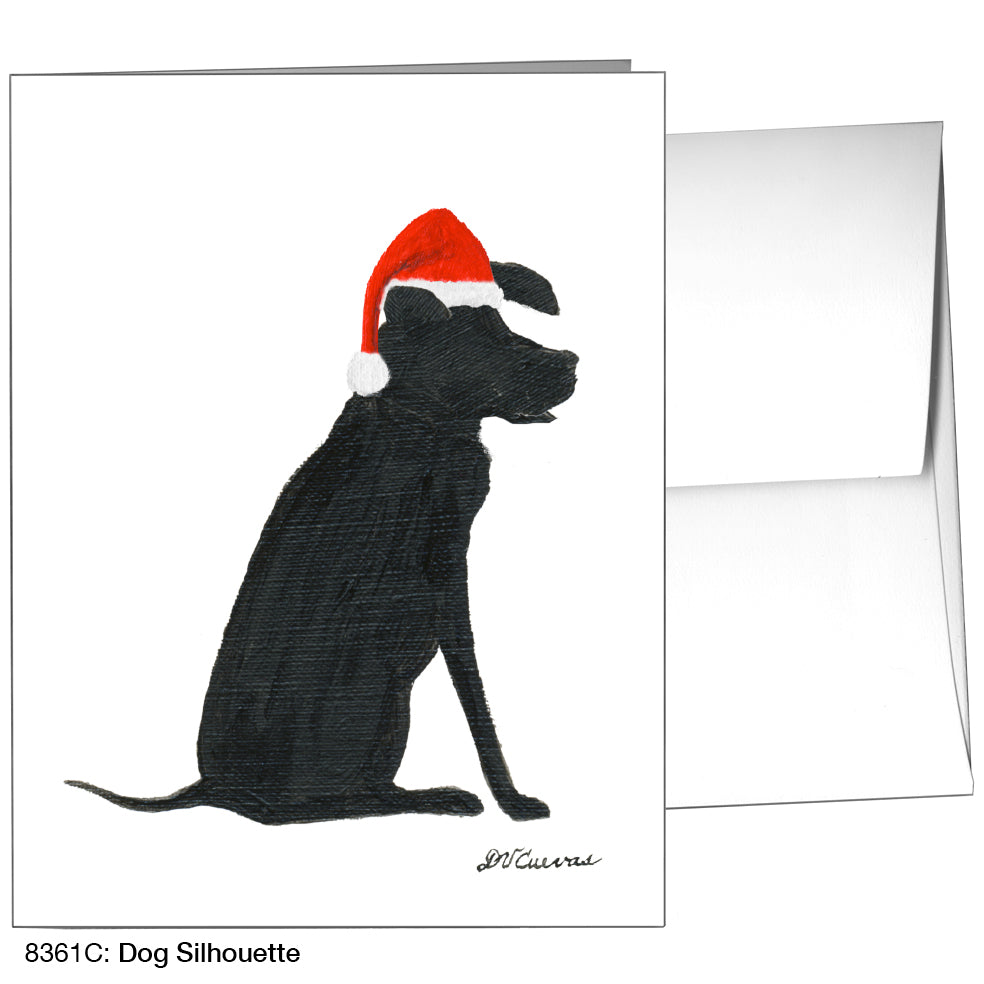 Dog Silhouette, Greeting Card (8361C)
