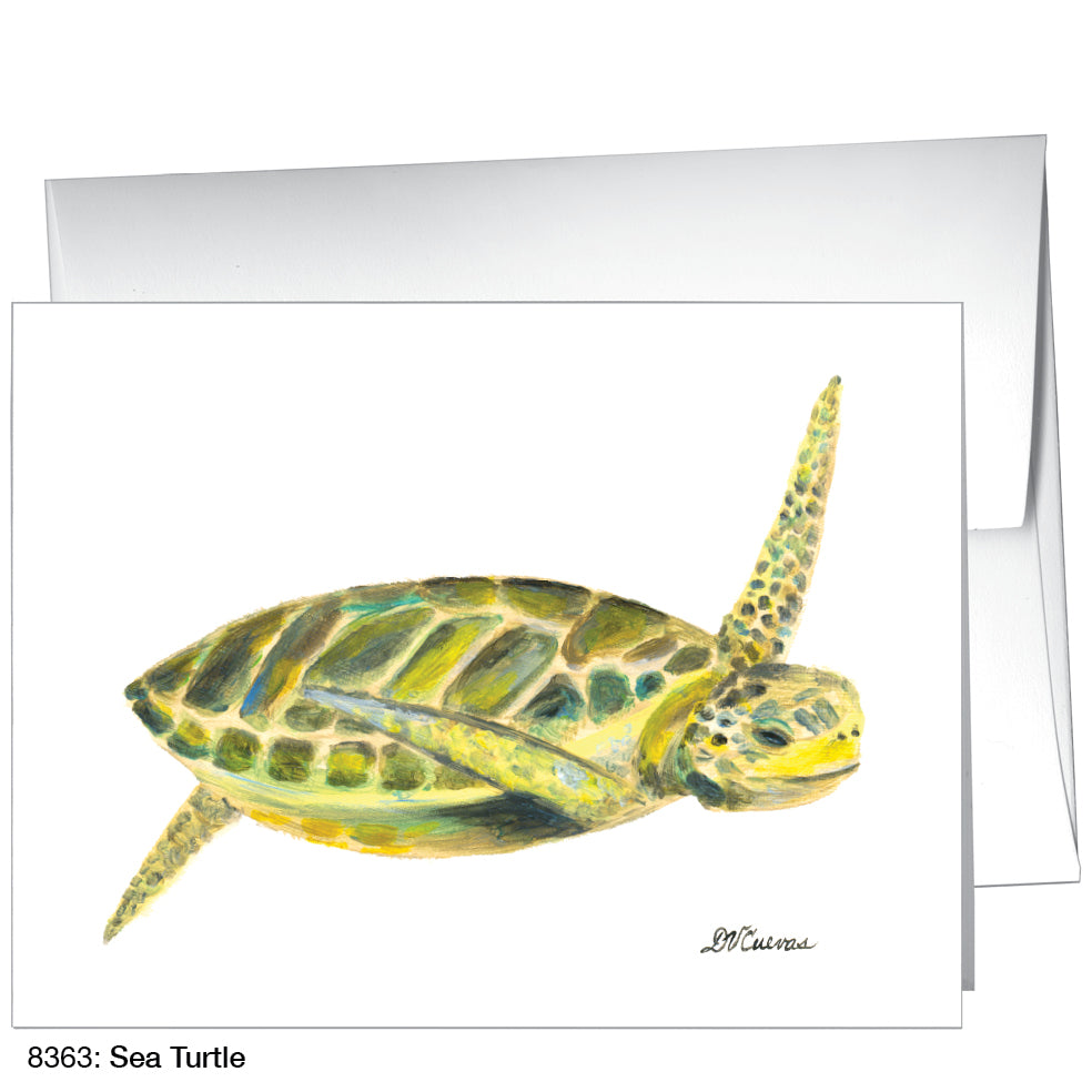 Sea Turtle, Greeting Card (8363)