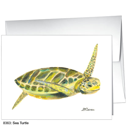 Sea Turtle, Greeting Card (8363)