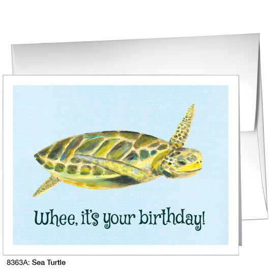 Sea Turtle, Greeting Card (8363A)