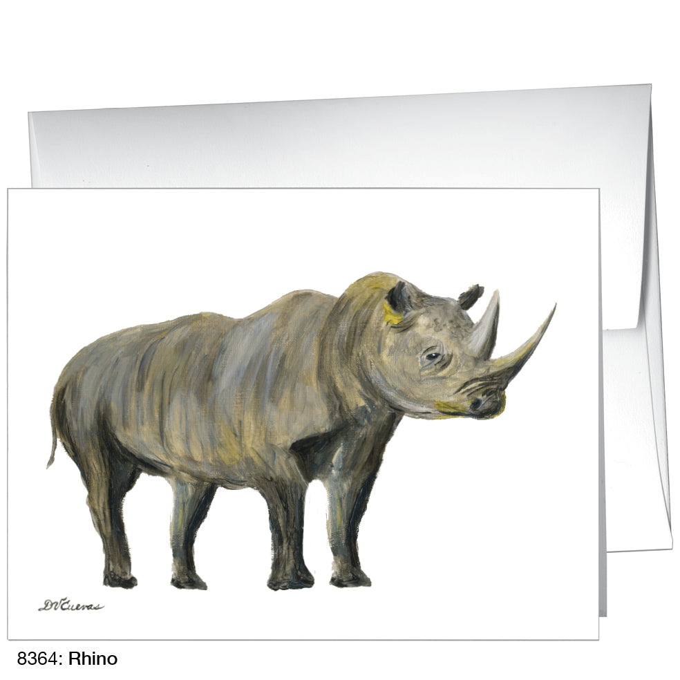 Rhino, Greeting Card (8364)