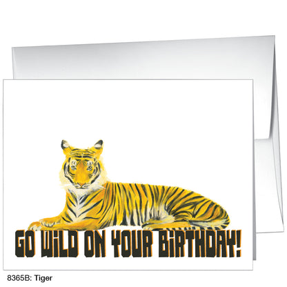 Tiger, Greeting Card (8365B)