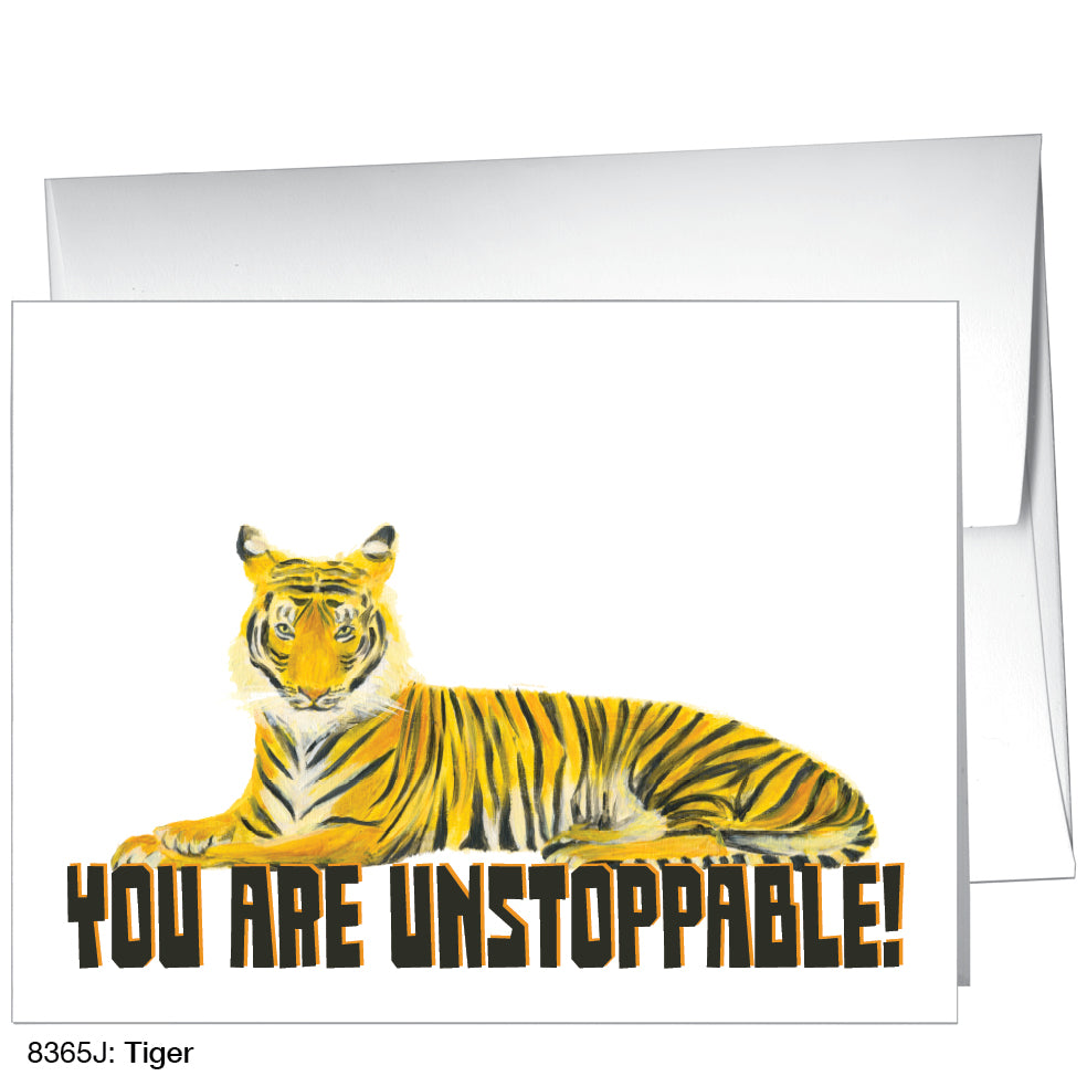 Tiger, Greeting Card (8365J)