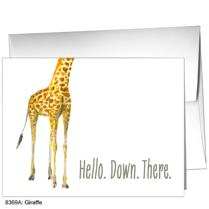 Giraffe, Greeting Card (8369A)