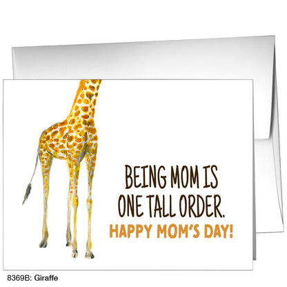 Giraffe, Greeting Card (8369B)
