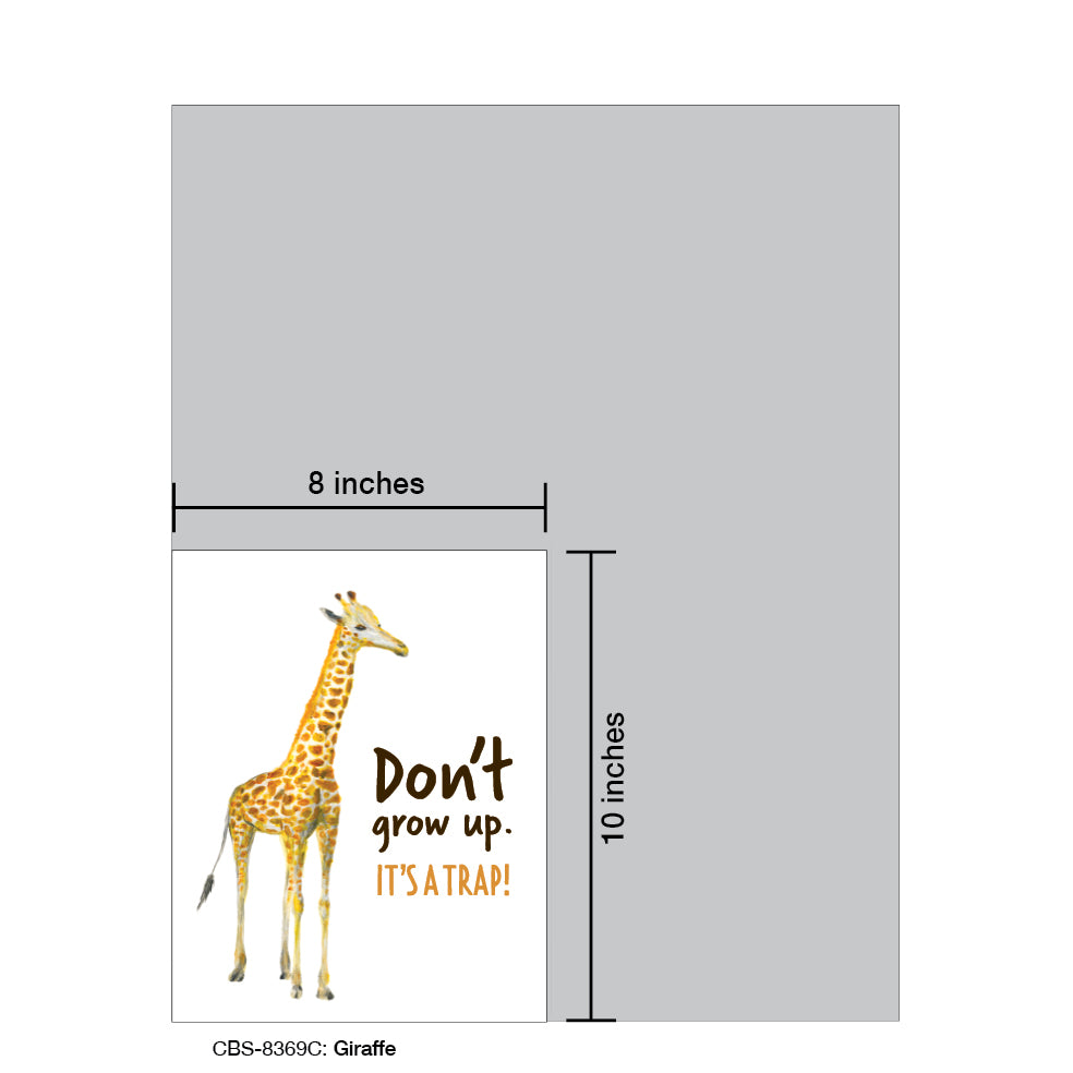 Giraffe, Card Board (8369C)
