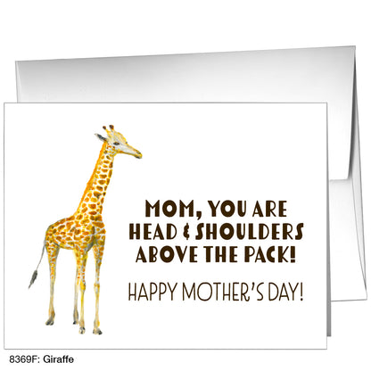 Giraffe, Greeting Card (8369F)