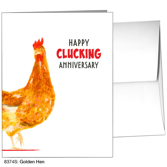 Golden Hen, Greeting Card (8374S)