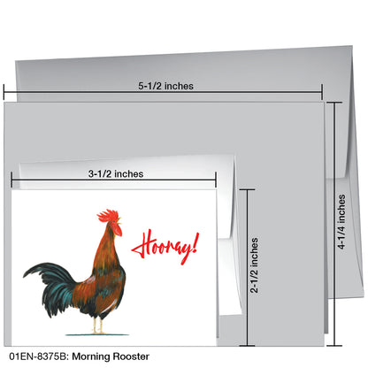 Morning Rooster, Greeting Card (8375B)
