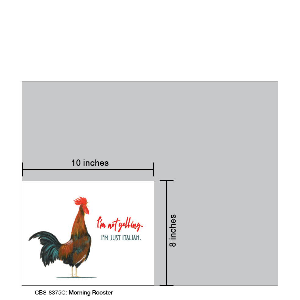 Morning Rooster, Card Board (8375C)