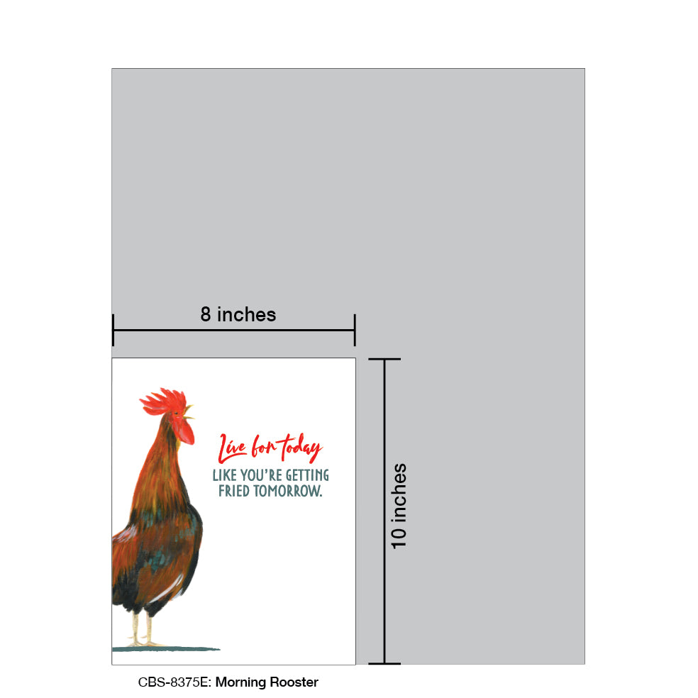 Morning Rooster, Card Board (8375E)