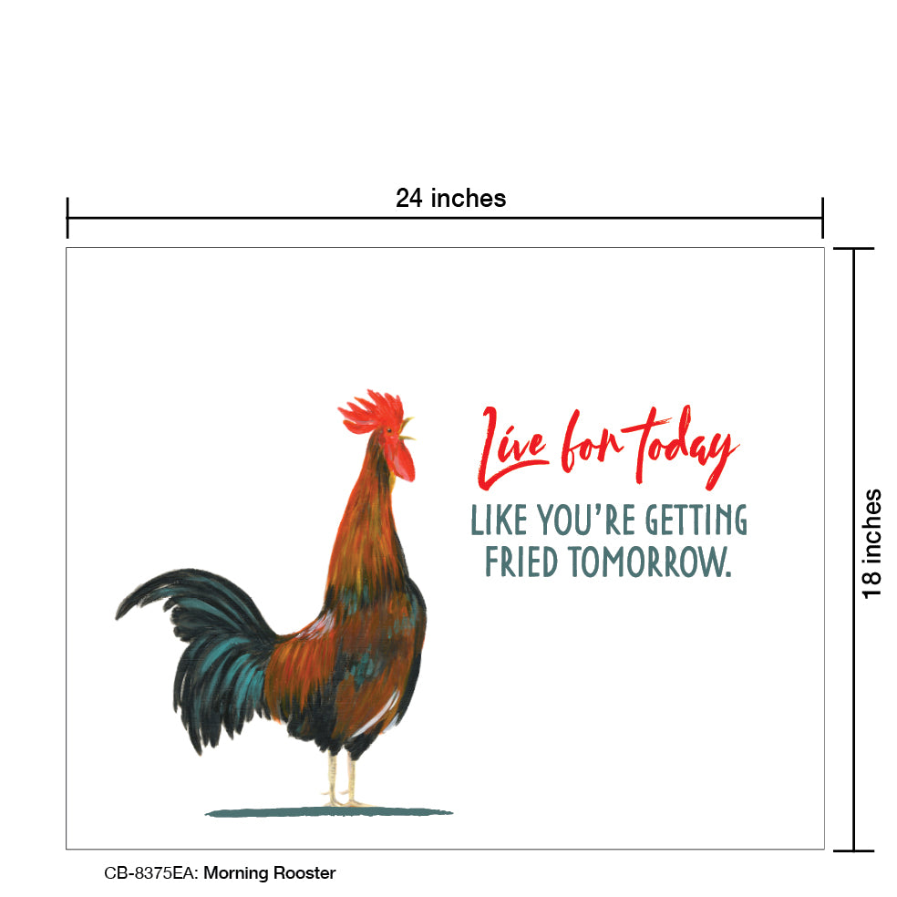 Morning Rooster, Card Board (8375EA)