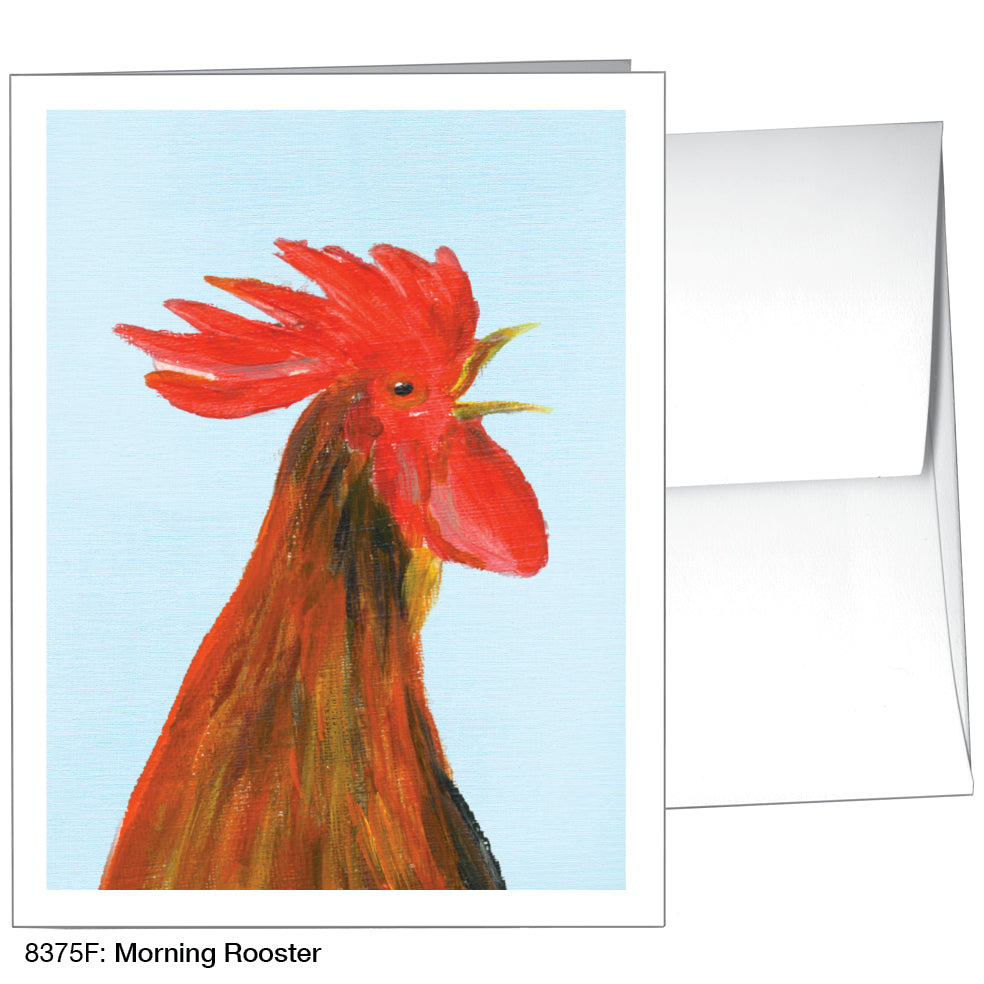 Morning Rooster, Greeting Card (8375F)