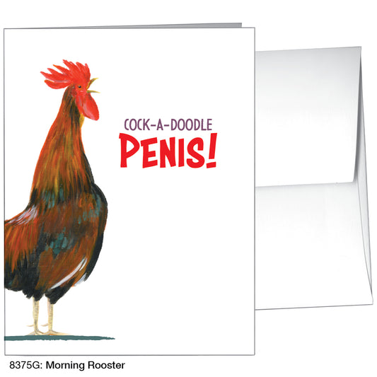 Morning Rooster, Greeting Card (8375G)