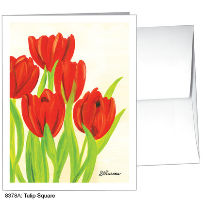Tulip Square, Greeting Card (8378A)
