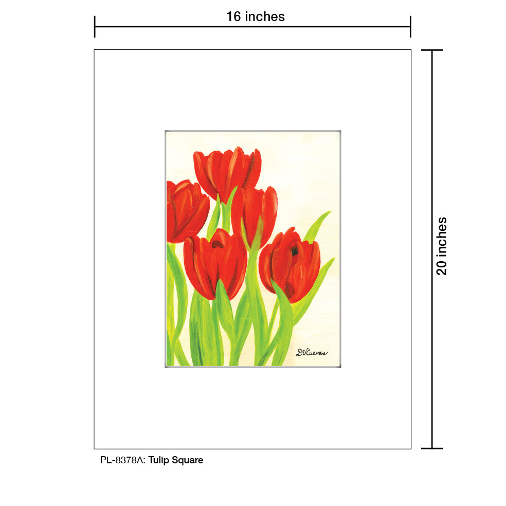 Tulip Square, Print (#8378A)