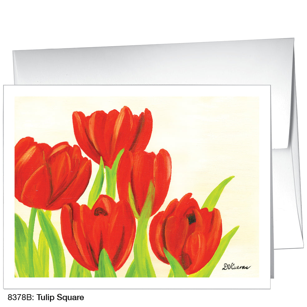 Tulip Square, Greeting Card (8378B)
