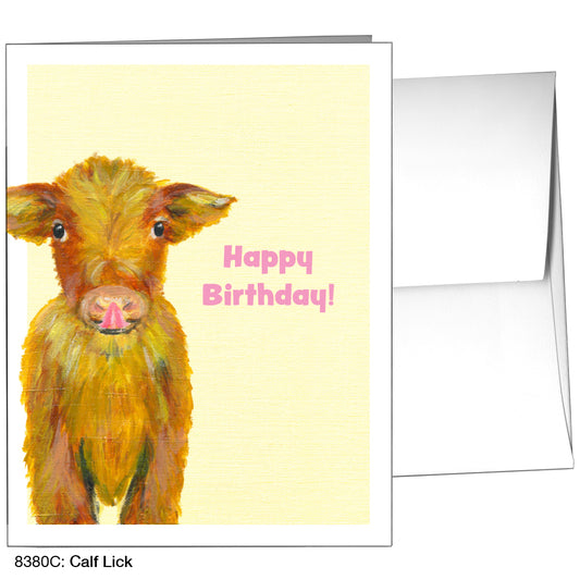 Calf Lick, Greeting Card (8380C)