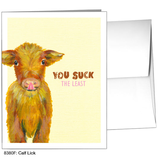 Calf Lick, Greeting Card (8380F)