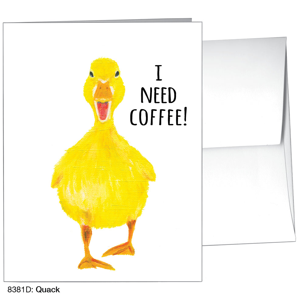 Quack, Greeting Card (8381D)