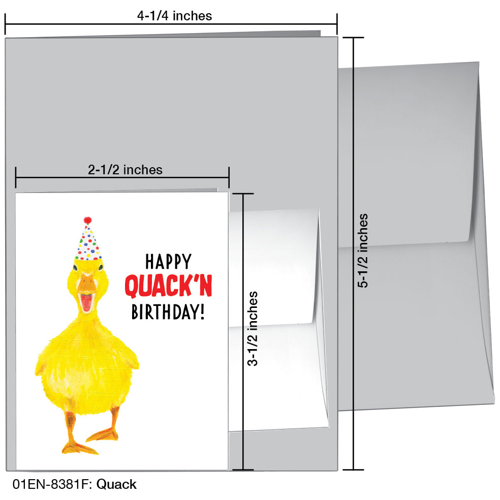 Quack, Greeting Card (8381F)