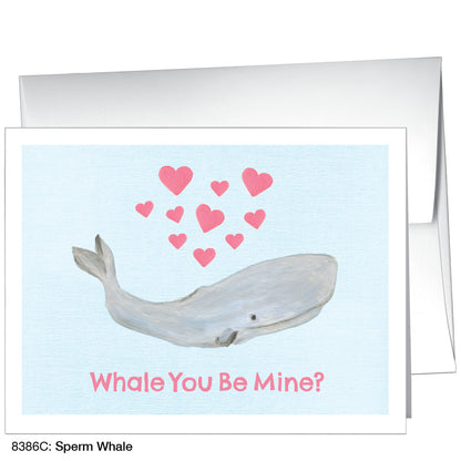 Sperm Whale, Greeting Card (8386C)