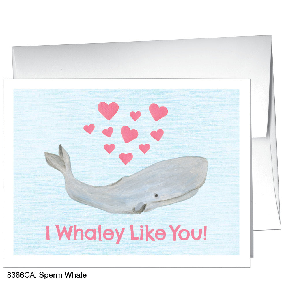 Sperm Whale, Greeting Card (8386CA)