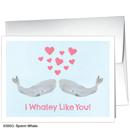 Sperm Whale, Greeting Card (8386G)