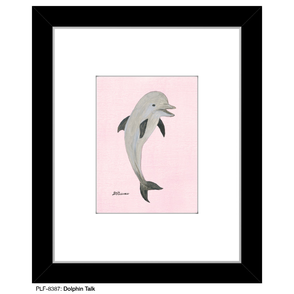 Dolphin Talk, Print (#8387)