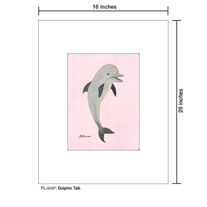 Dolphin Talk, Print (#8387)