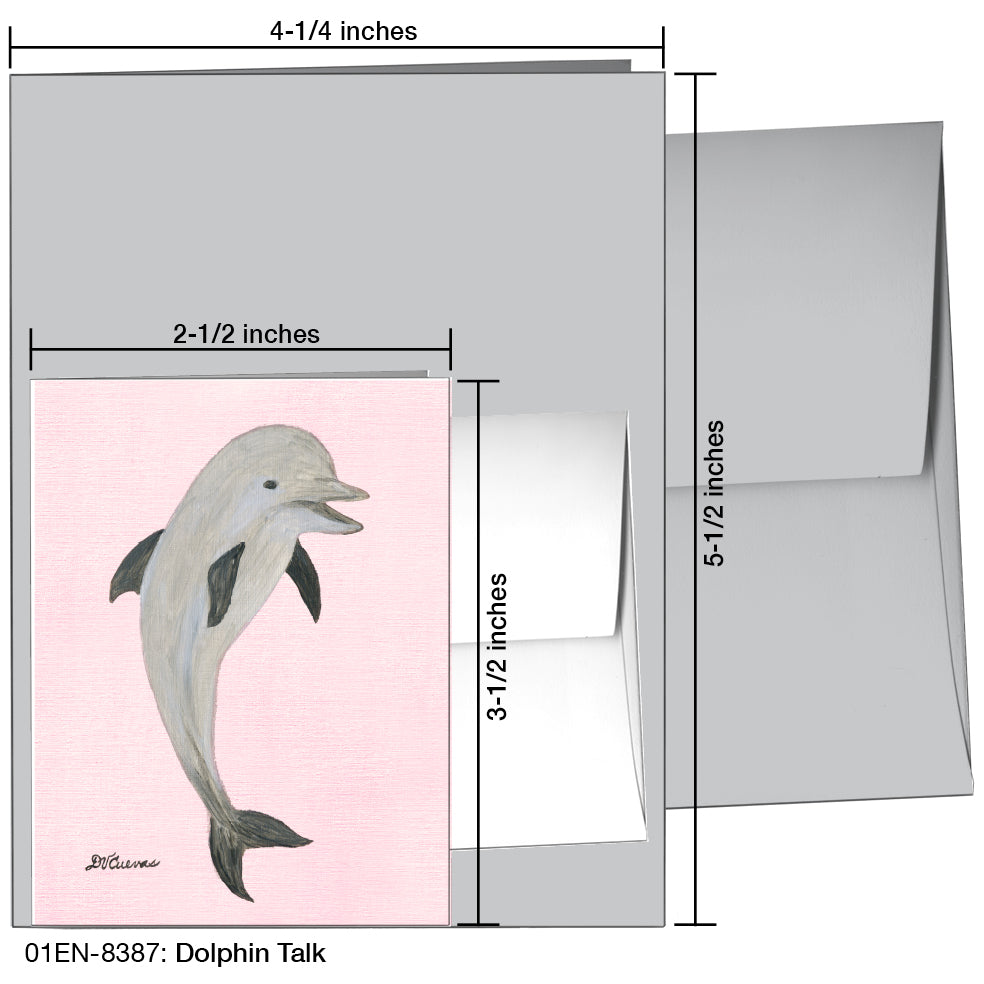 Dolphin Talk, Greeting Card (8387)